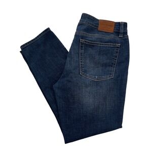 Lucky Brand Womens Dark Wash Stretch Denim Jeans Size 10/30 Mid Rise Slim Blue